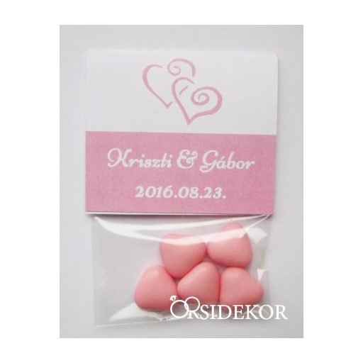 5 szem csokiszív tasakban