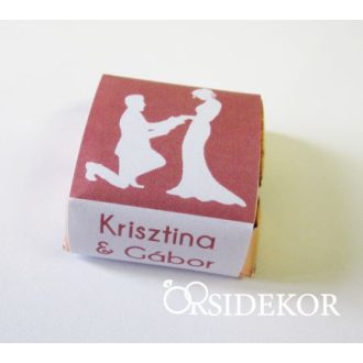 Köszönetajándék csoki modern
