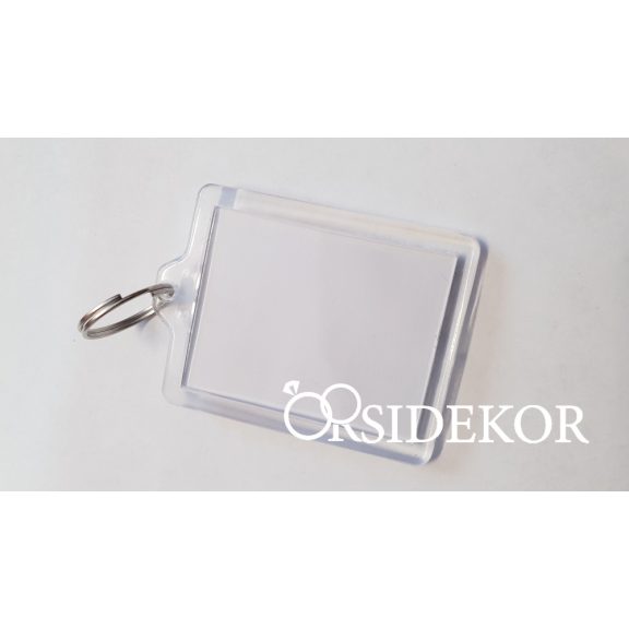 Plexi kulcstartó, fényképes kulcstartó