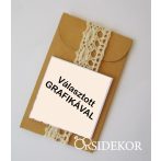   Fűszernövény/gyógynövény papírtasakban egyedi címkével