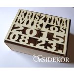 Egyedi dobozos névre szóló vendégkönyv