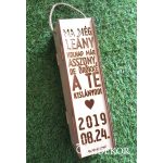 Fa boros doboz - szülőköszöntő ajándék