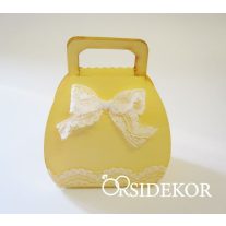   Köszönetajándék-doboz több színben cukrozott mandulával, csokiszívvel