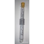 Kémcsöves esküvői meghívó strasszgyűrűvel