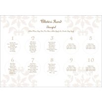 Esküvői ültetési rend - tervezési díj nélkül