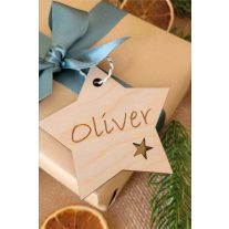   Karácsonyi kísérőkártya ajándékra megszemélyesíthető