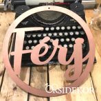 Férj fa dekoráció esküvőre