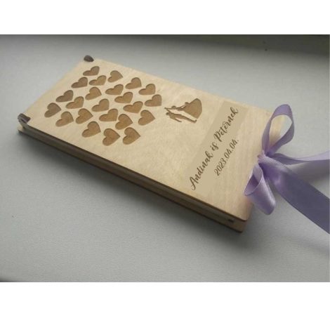 Nászajándék doboz, nászajándék csomagolás pénznek