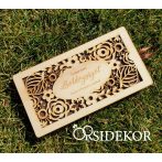 Pénztartó esküvői nászajándék átadó doboz