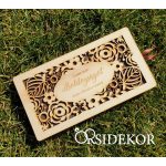 Pénztartó esküvői nászajándék átadó doboz