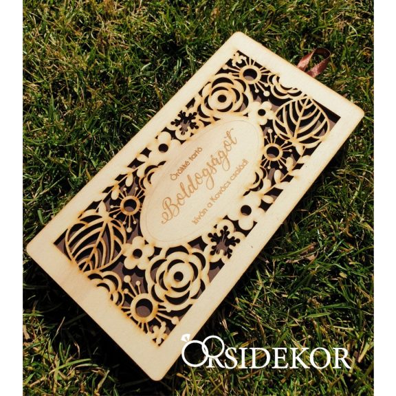 Pénztartó esküvői nászajándék átadó doboz