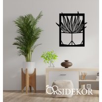 Aloe Vera keretben falikép fából