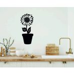 Napraforgó falikép fából