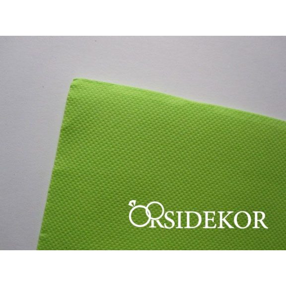 Textilhatású szalvéta, almazöld