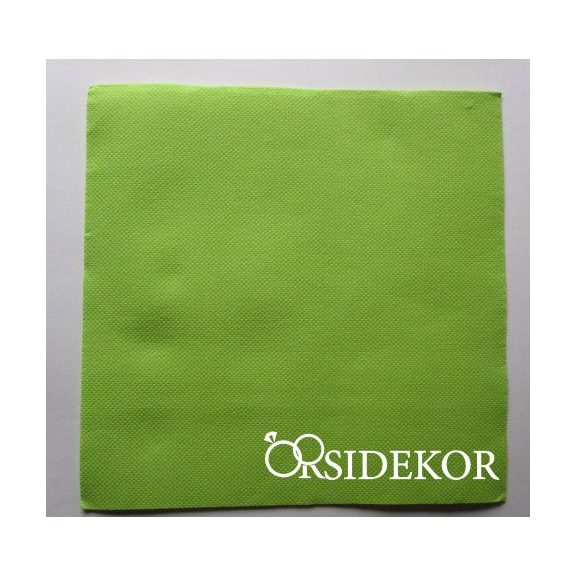Textilhatású szalvéta, almazöld