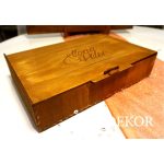 Egyedi dobozos névre szóló vendégkönyv