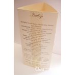   Menüháromszög és asztalszám 2 az 1-ben -  40 féle mintával