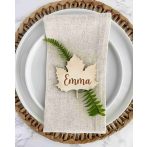 Juhar levél formájú ültetőkártya Juhar levél formájú ültetőkártya