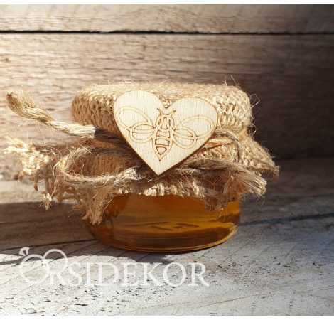 Méz esküvői  köszönetajándék