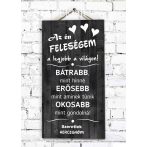 FA HATÁSÚ Ajándék tábla FA HATÁSÚ Ajándék tábla