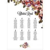 Esküvői ültetési rend - tervezési díj nélkül