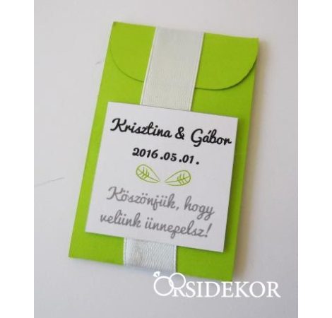 Fűszernövény/gyógynövény papírtasakban szalaggal díszítve Fűszernövény/gyógynövény papírtasakban szalaggal díszítve