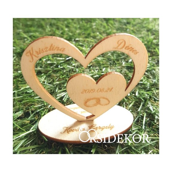 Duplaszív köszönetajándék és ültetőkártya 2 az 1-ben