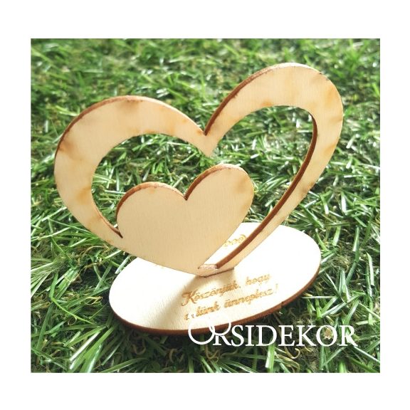 Duplaszív köszönetajándék és ültetőkártya 2 az 1-ben