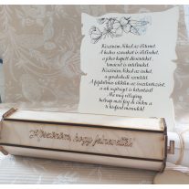 Szülőköszöntő pergamen Anya