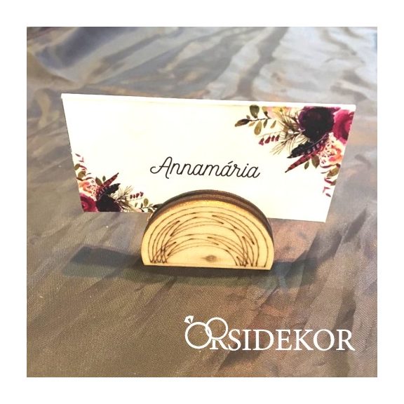 Fahasáb köszönetajándék és ültetőkártya 2 az 1-ben