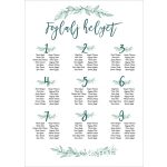 Modern ültetési rend indamintával