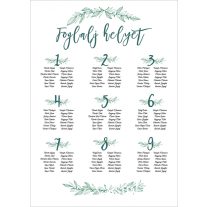 Modern ültetési rend indamintával