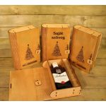 Névre szóló whisky doboz