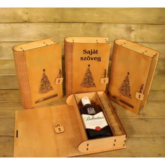 Névre szóló whisky doboz