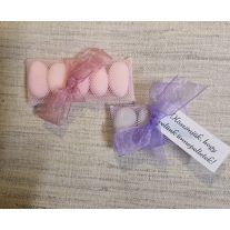 Köszönetajándék téglalap cukrozott mandulával