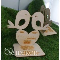 Szülőköszöntő tábla  galambos, köszöntő tábla