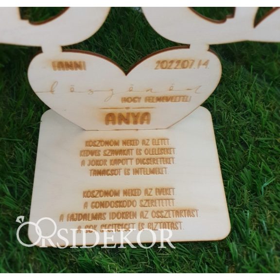 Szülőköszöntő tábla  galambos, köszöntő tábla