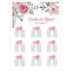 Modern ültetési rend virágmintával