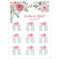 Modern ültetési rend virágmintával