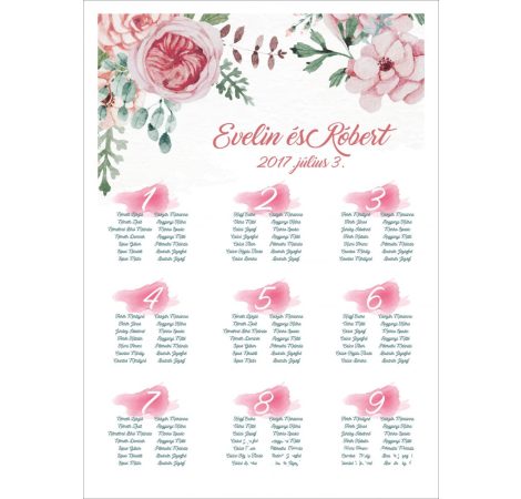 Modern ültetési rend virágmintával