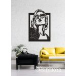 Csajos falikép fából