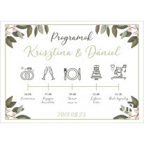 Esküvői Programterv - Greenery