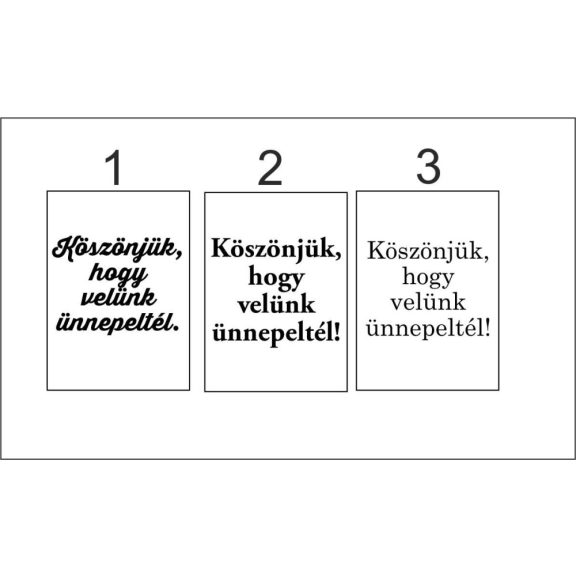 Pálinkás pohár gravírozva