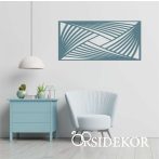 Geometrikus falikép fából