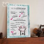 FÁK ALATT - TÜRKÍZ Ajándék tábla FÁK ALATT - TÜRKÍZ Ajándék tábla