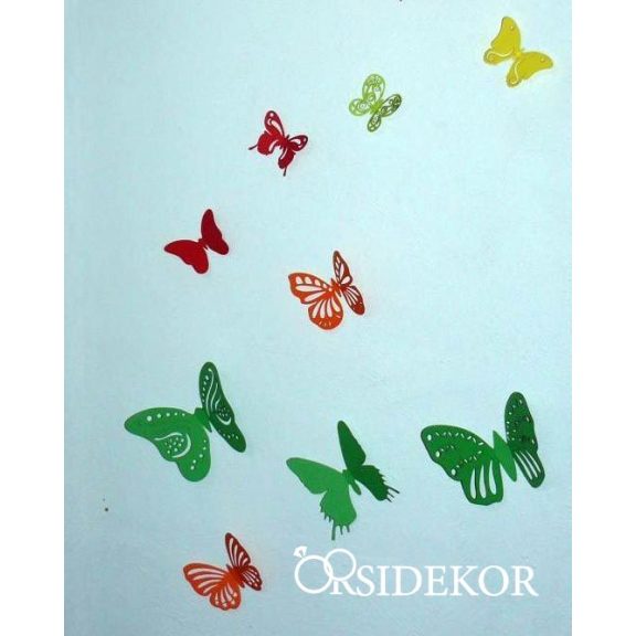 Esküvői pillangó dekoráció