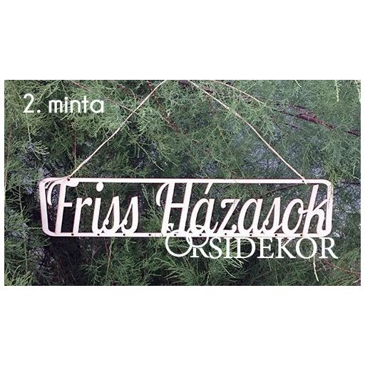 Friss Házasok esküvői tábla fából