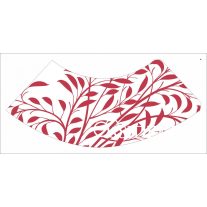 Borospohár lámpaernyő inda mintás