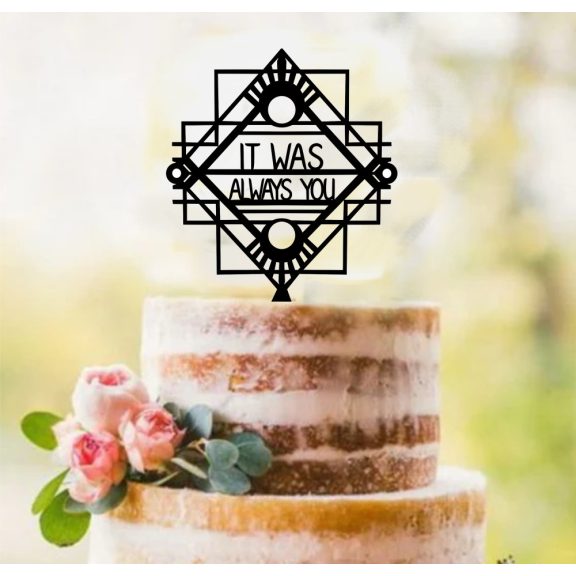 Nagy Gatsby tortadísz_ akár egyedi felirattal