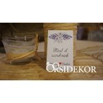 Virágmag papírtasakban egyedi címkével